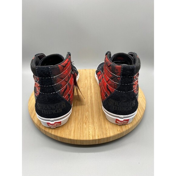 Vans Shoes Mens 10 Stranger Things SK8-Hi High Top Reissue Skate Sneakers Black - Picture 4 of 16
